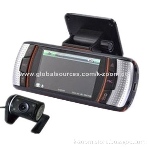 Car Camera Recorder, 2 Channels, Full HD 720P